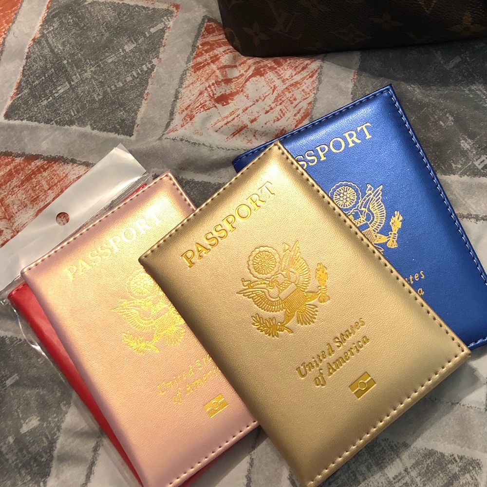 Cute fo-leather passport holder